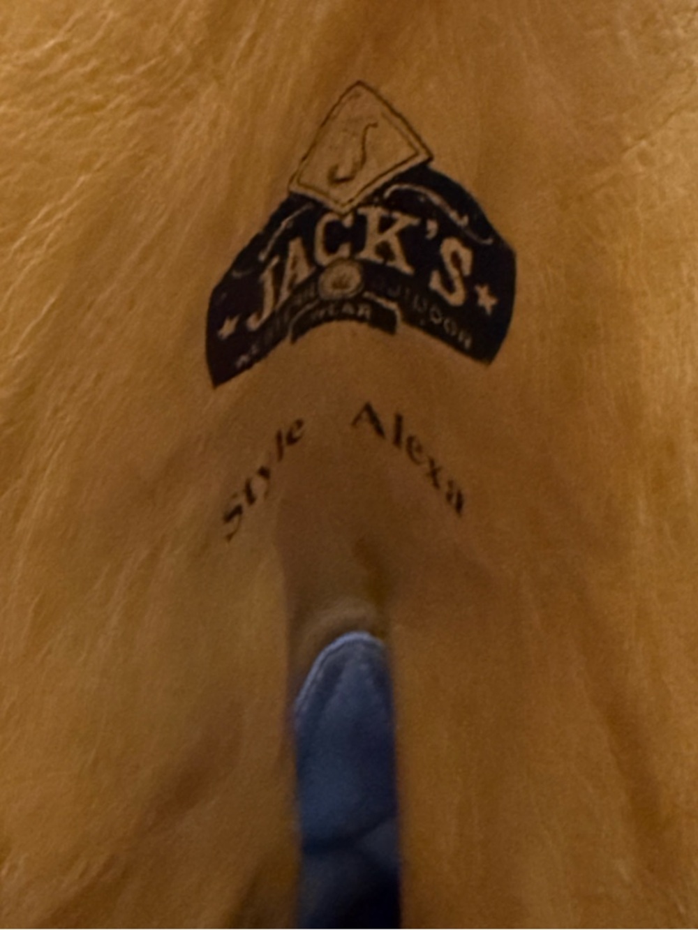 Jack’s White Western Embroidered Leather Cowboy Boots - Picture 9 of 9